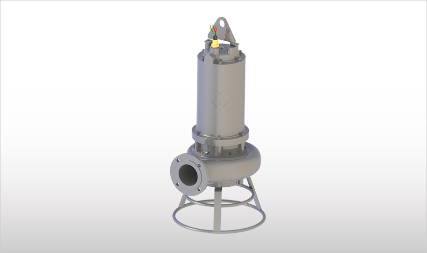 PYD V1300 Bomba trituradora sumergible de aguas residuales 1,75CV